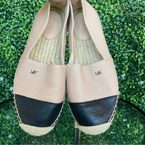 A-001 Michael Kors Kendrick Leather Slip-On Espadrille - Picture 8 of 12